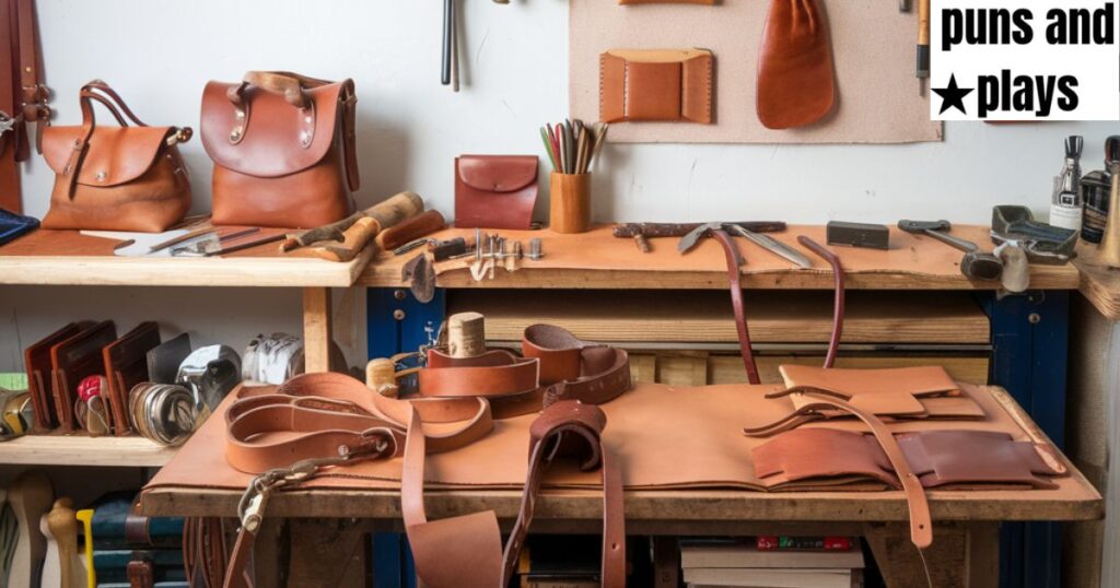 funny leatherworking puns